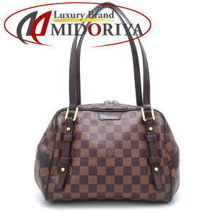 Louis Vuitton Damier Rivington Shoulder Bag Ebene Brown